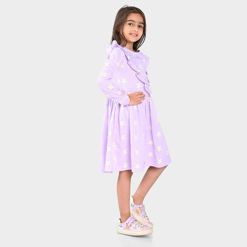 Girls Cotton Raffel Style Dress