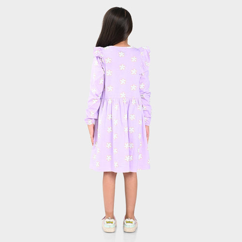 Girls Cotton Raffel Style Dress