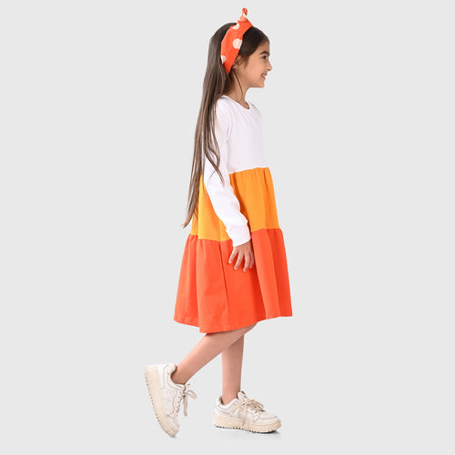 Girls Multi Color Dress