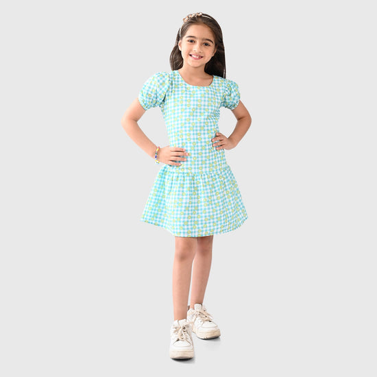 Girls Dress Green