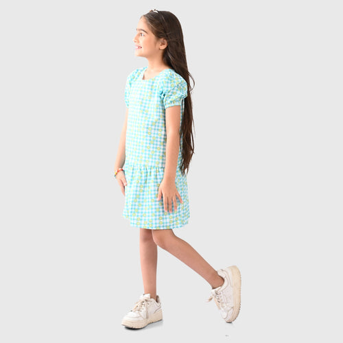 Girls Dress Green