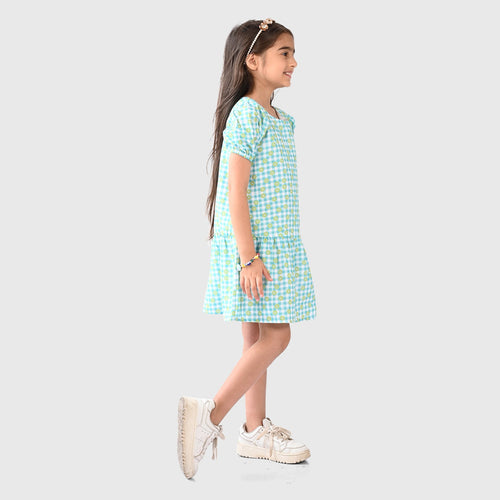 Girls Dress Green