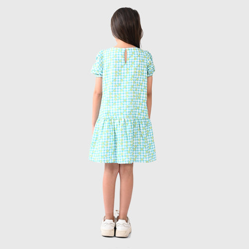 Girls Dress Green