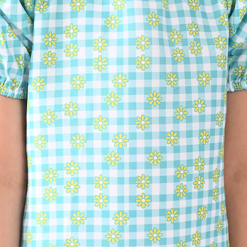 Girls Dress Green