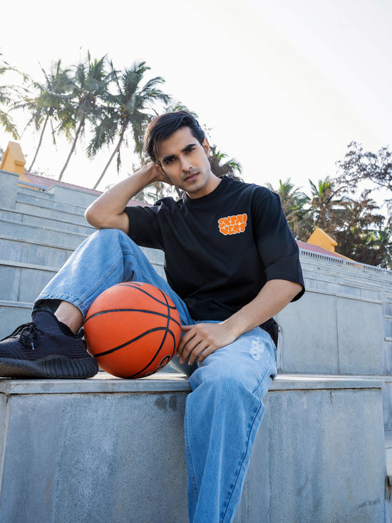 Mens Generic Oversize - Front and back Print Tshirt BON12062