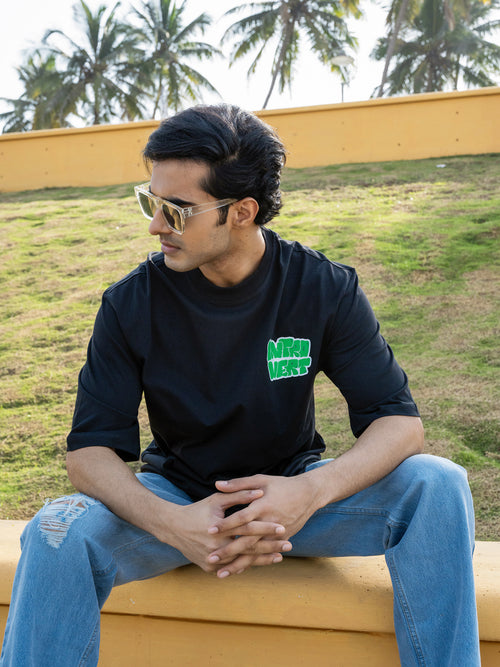 Mens Generic Oversize - Front and back Print Tshirt BON12061