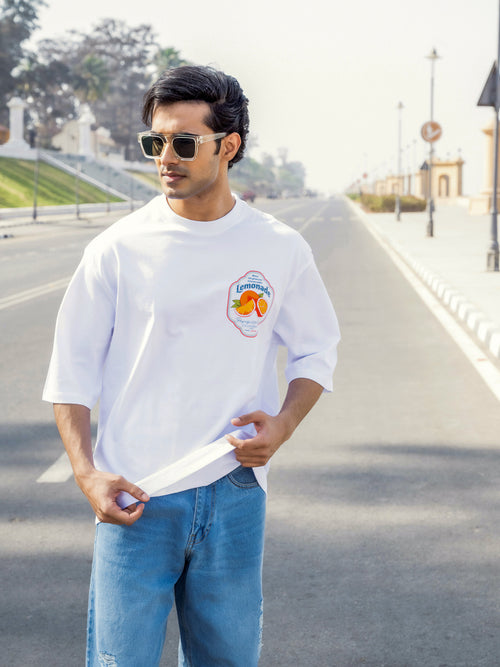 Mens Generic Oversize Front Print Tshirt BON12039