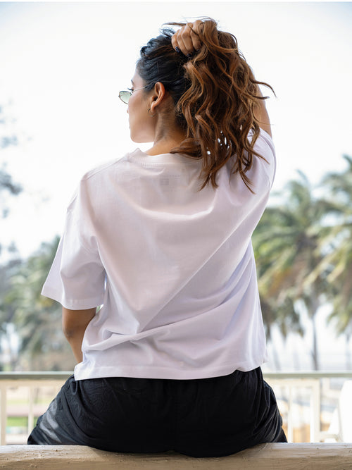 Women Generic Oversize Front Print Tshirt BON12136