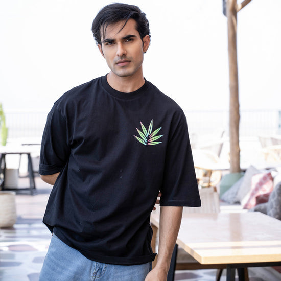 Mens Generic Oversize - Front and back Print Tshirt BON12068