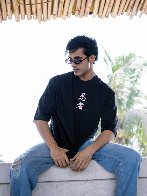 Mens Generic Oversize - Front and back Print Tshirt BON12064