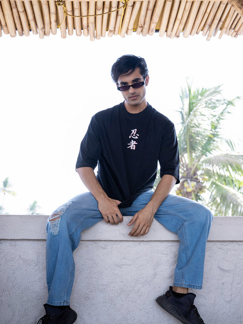 Mens Generic Oversize - Front and back Print Tshirt BON12064