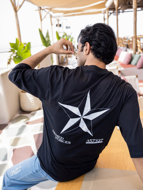 Mens Generic Oversize - Front and back Print Tshirt BON12066