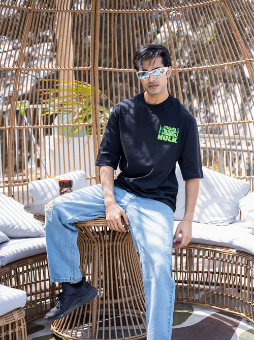 Mens Hulk Oversize - Front and back Print Tshirt BON12046