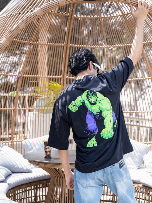 Mens Hulk Oversize - Front and back Print Tshirt BON12046