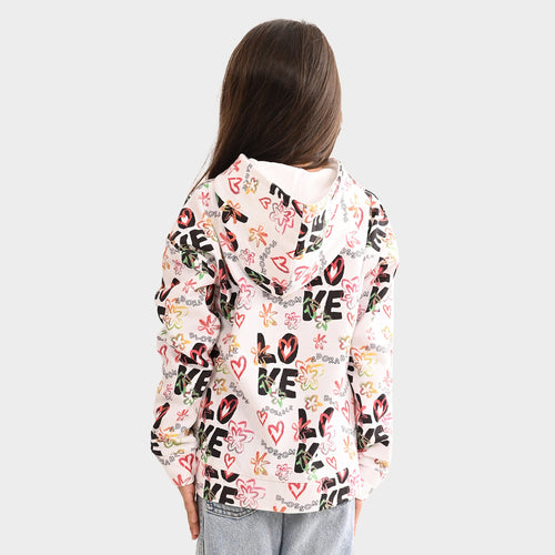 Girls Sweatshirt  Multi Color
