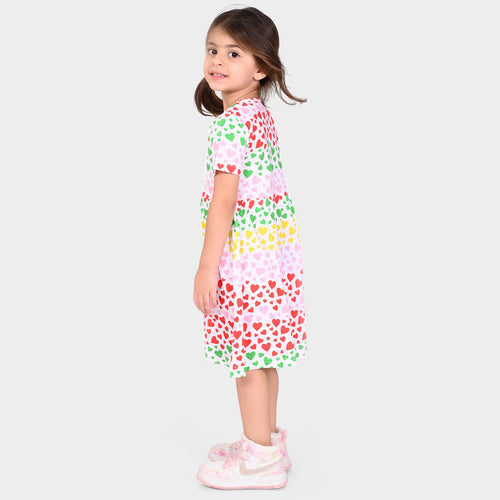 Girls Cotton Casual Dress