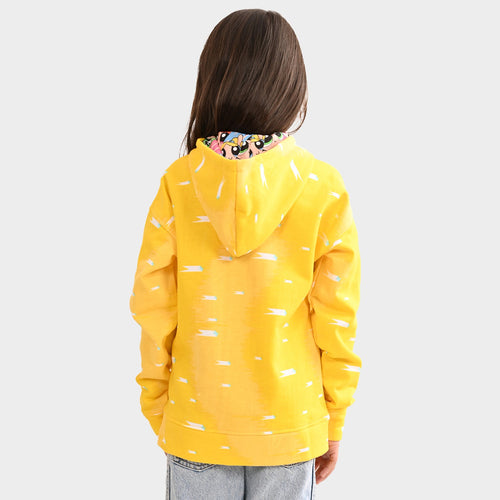 Girls Sweatshirt Yellow