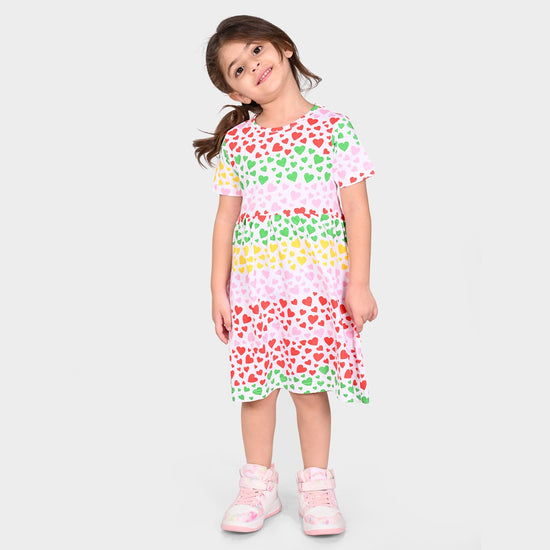 Girls Cotton Casual Dress