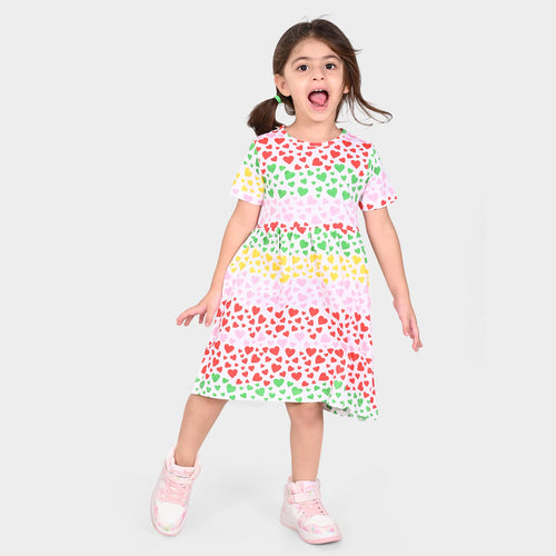 Girls Cotton Casual Dress