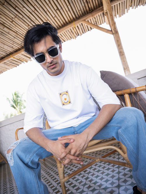 Mens Generic Oversize Front Print Tshirt BON12030