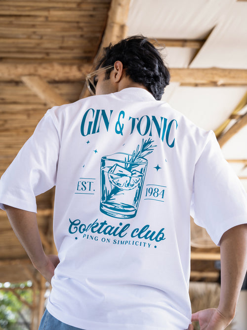 Mens Generic Oversize - Front and back Print Tshirt BON12067