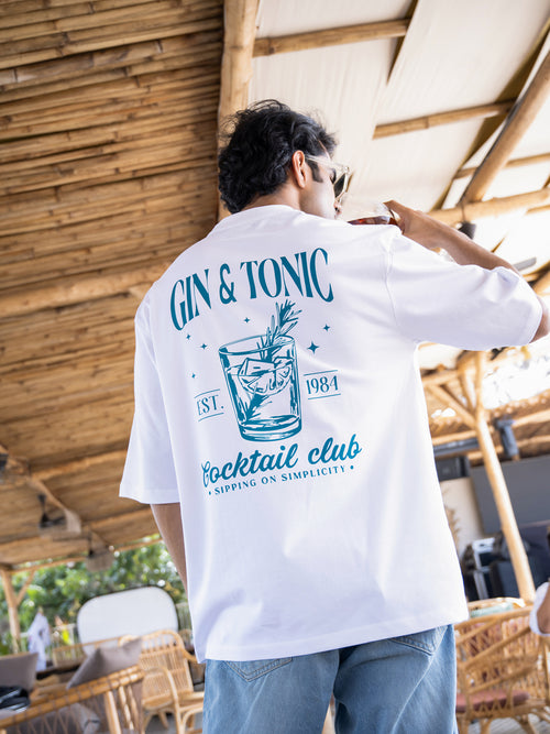 Mens Generic Oversize - Front and back Print Tshirt BON12067