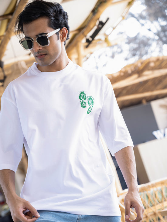 Mens Generic Oversize - Front and back Print Tshirt BON12075