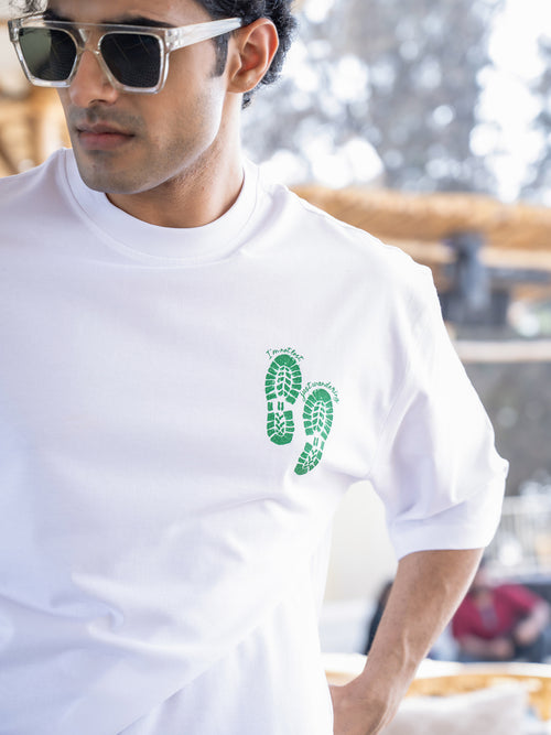 Mens Generic Oversize - Front and back Print Tshirt BON12075