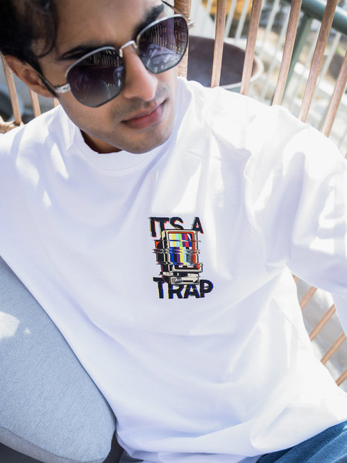 Mens Generic Oversize - Front and back Print Tshirt BON12063