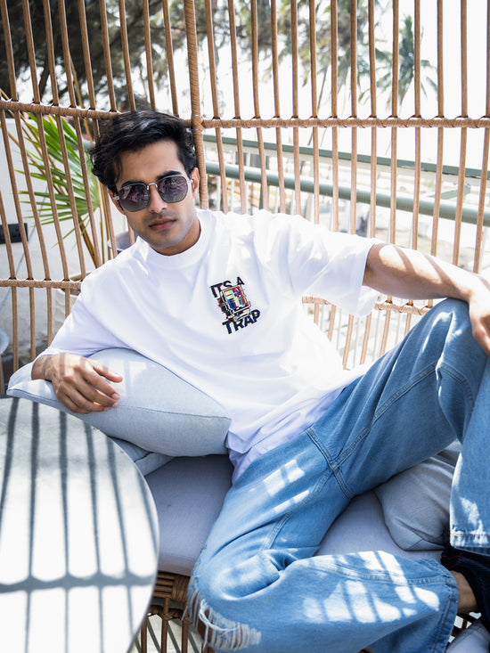 Mens Generic Oversize - Front and back Print Tshirt BON12063