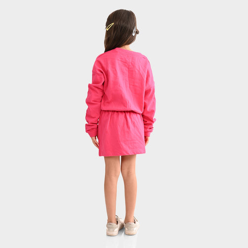 Girls oversized sweatdress
