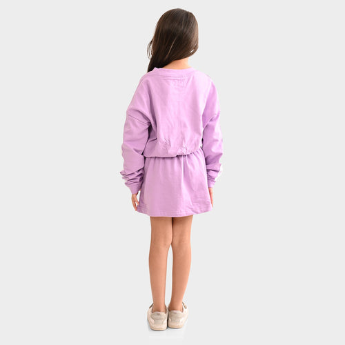 Girls oversized sweatdress