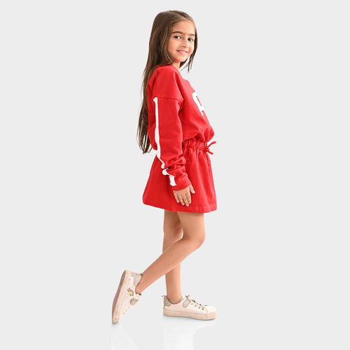 Girls oversized sweatdress