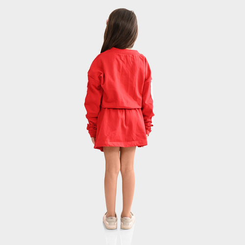 Girls oversized sweatdress