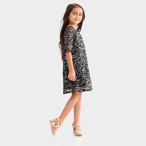 Girls Black Party wear Dress