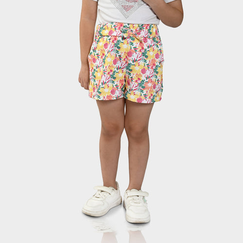Girls Printed Short