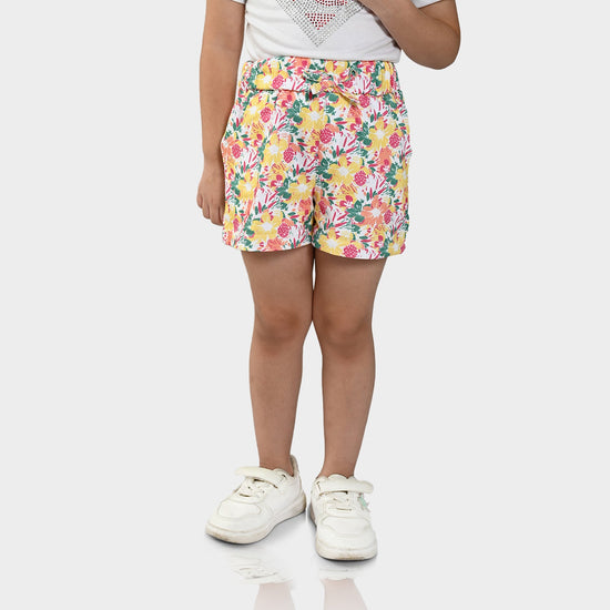 Girls Printed Short