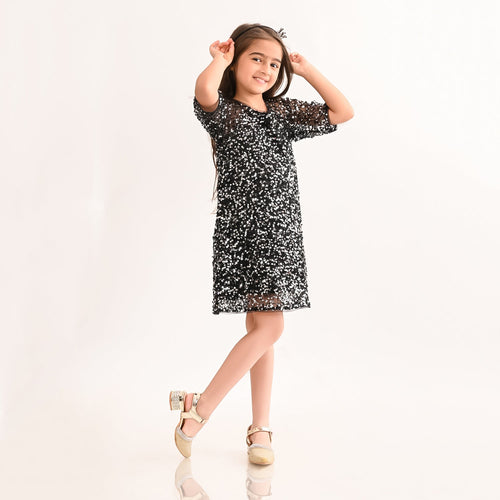 Girls Black Party wear Dress