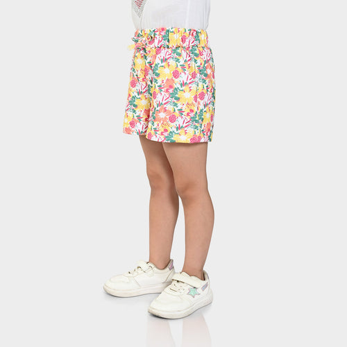 Girls Printed Short