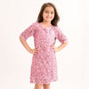 Girls Pink Party Wear Dress