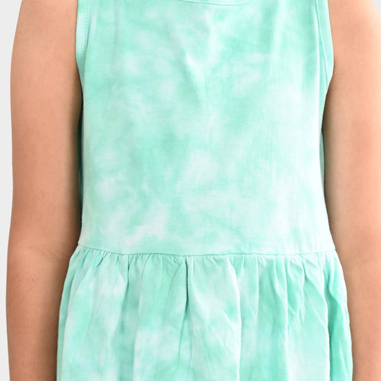 Girls Tie & Dye Cotton Dress