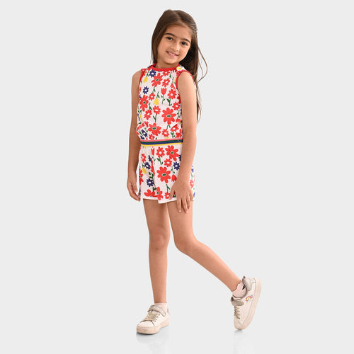 Girls Jumsuit White