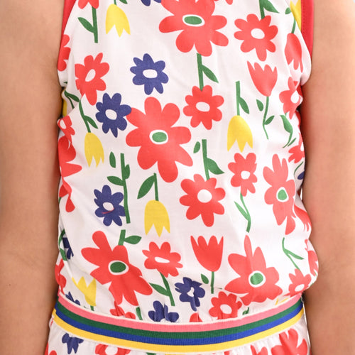 Girls Jumsuit White