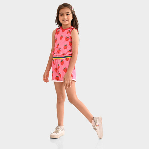 Girls Jumsuit Pink