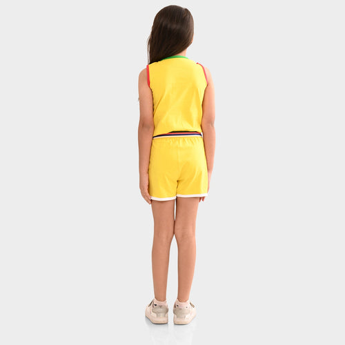 Girls Jumsuit Yellow