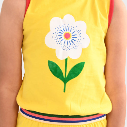 Girls Jumsuit Yellow