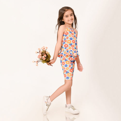Girls Jumsuit White