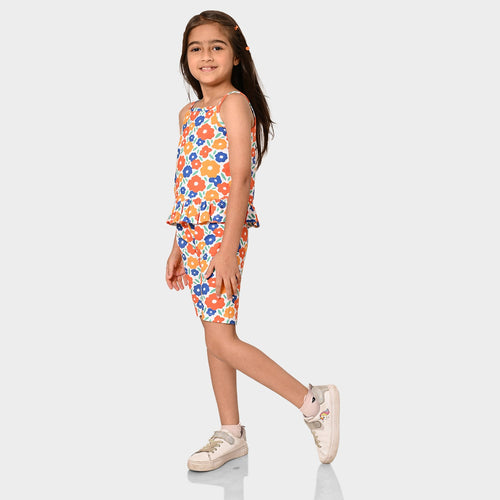 Girls Jumsuit White