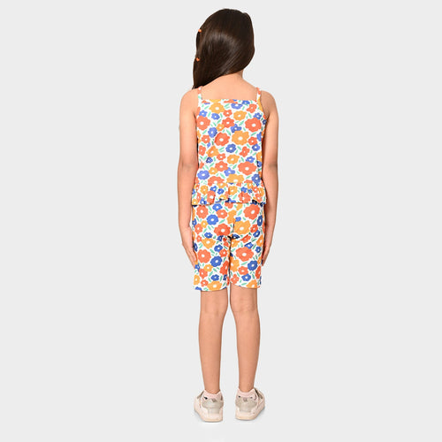 Girls Jumsuit White
