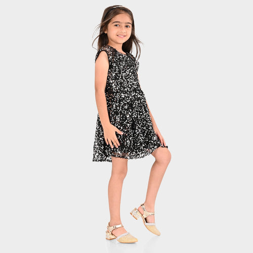 Girls Black Party Wear Dress